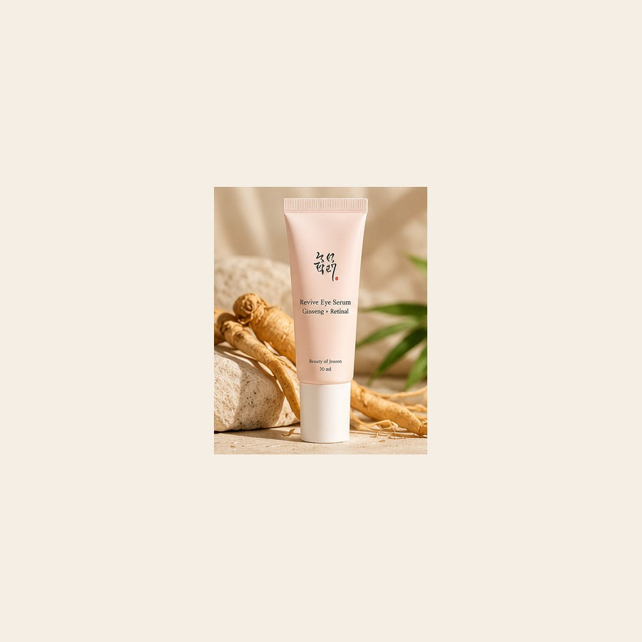 AI-generated illustration of Beauty of Joseon Revive Eye Serum — not an exact representation of packaging