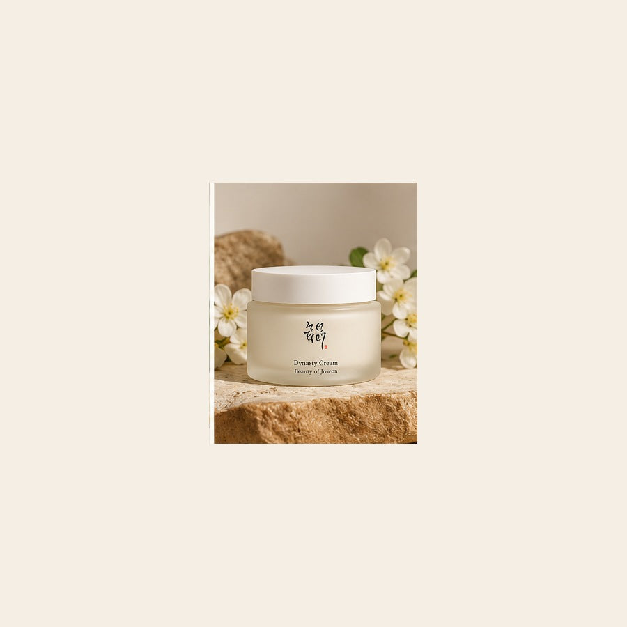 AI-generated illustration of Beauty of Joseon Dynasty Cream — not an exact representation of packaging